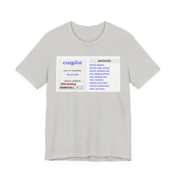 Craigs t shirt.             Unisex Jersey Short Sleeve Tee