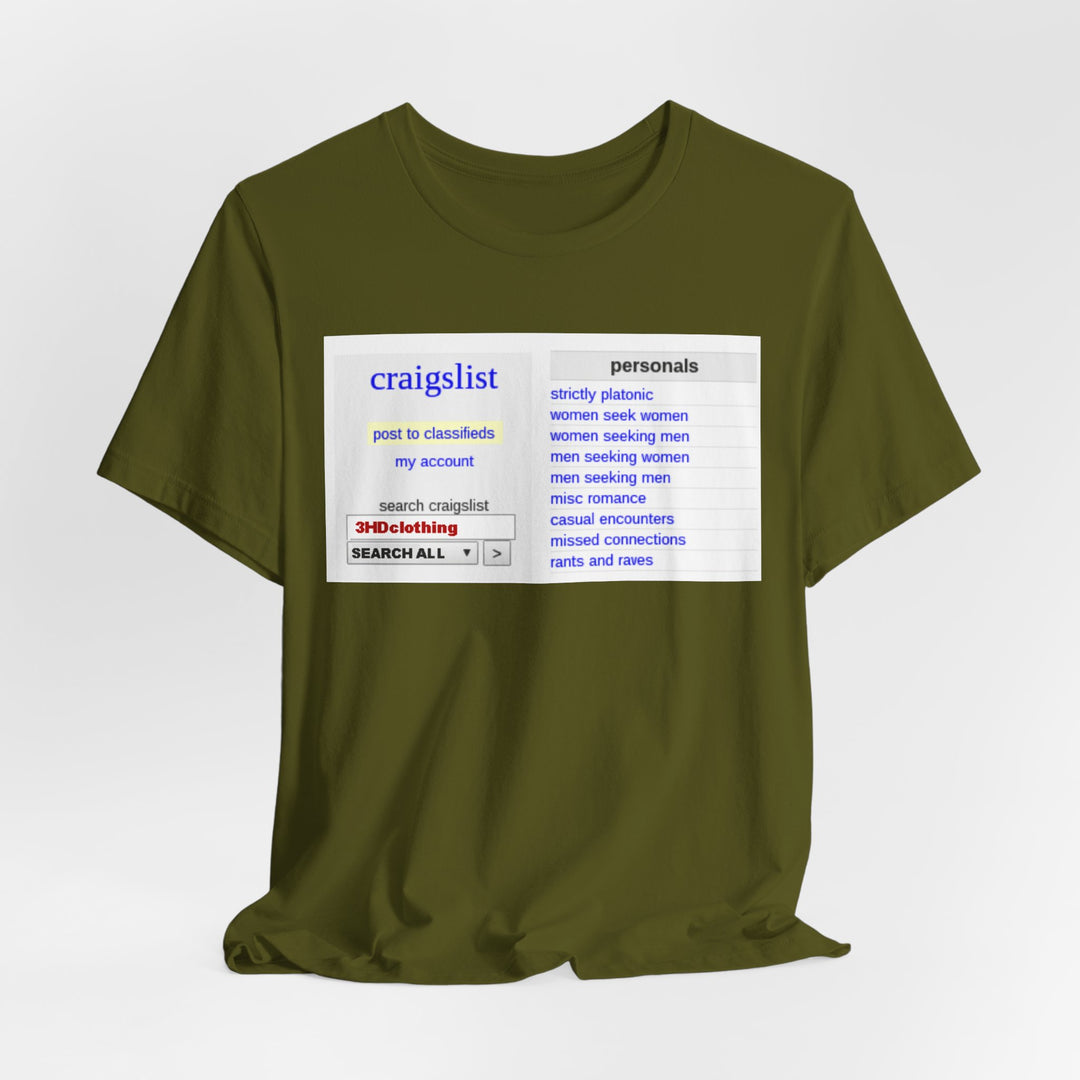 Craigs t shirt.             Unisex Jersey Short Sleeve Tee