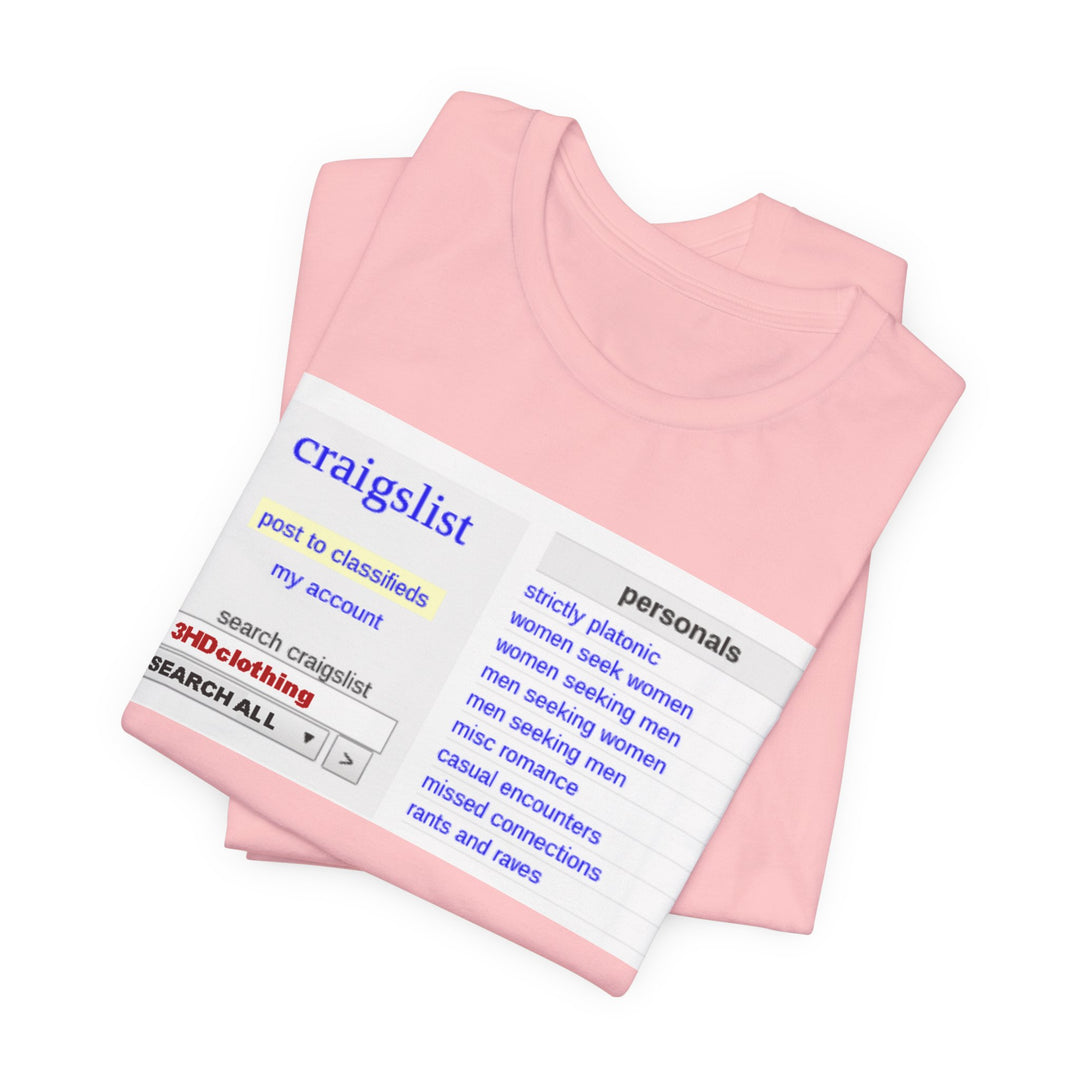 Craigs t shirt.             Unisex Jersey Short Sleeve Tee