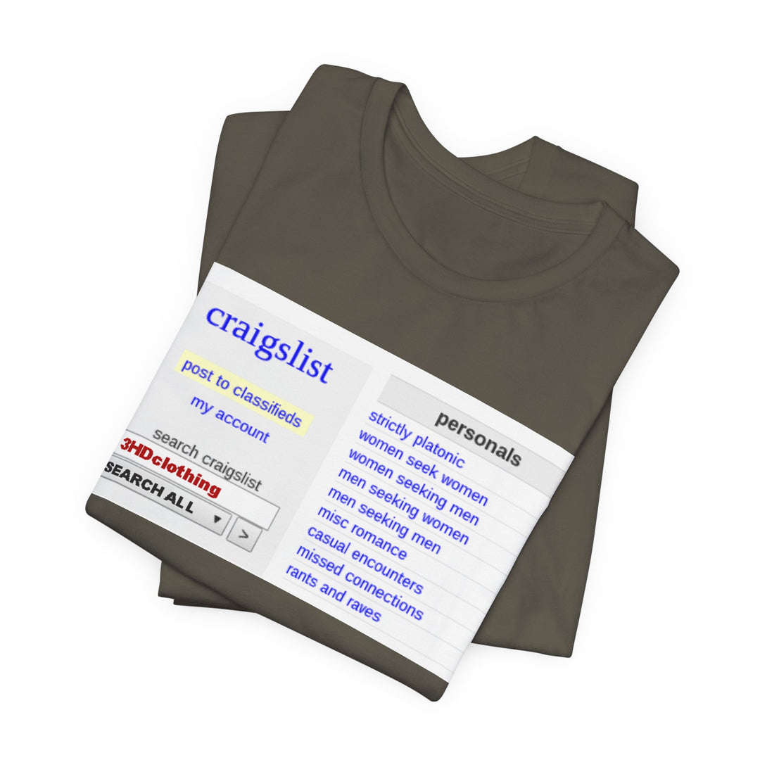 Craigs t shirt.             Unisex Jersey Short Sleeve Tee
