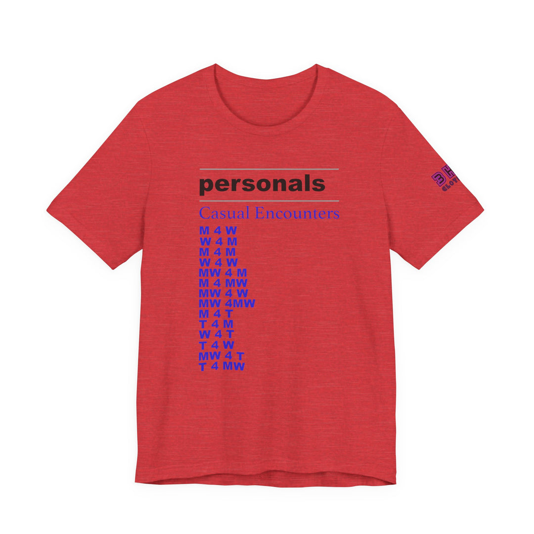 Craigs T     Unisex Jersey Short Sleeve Tee