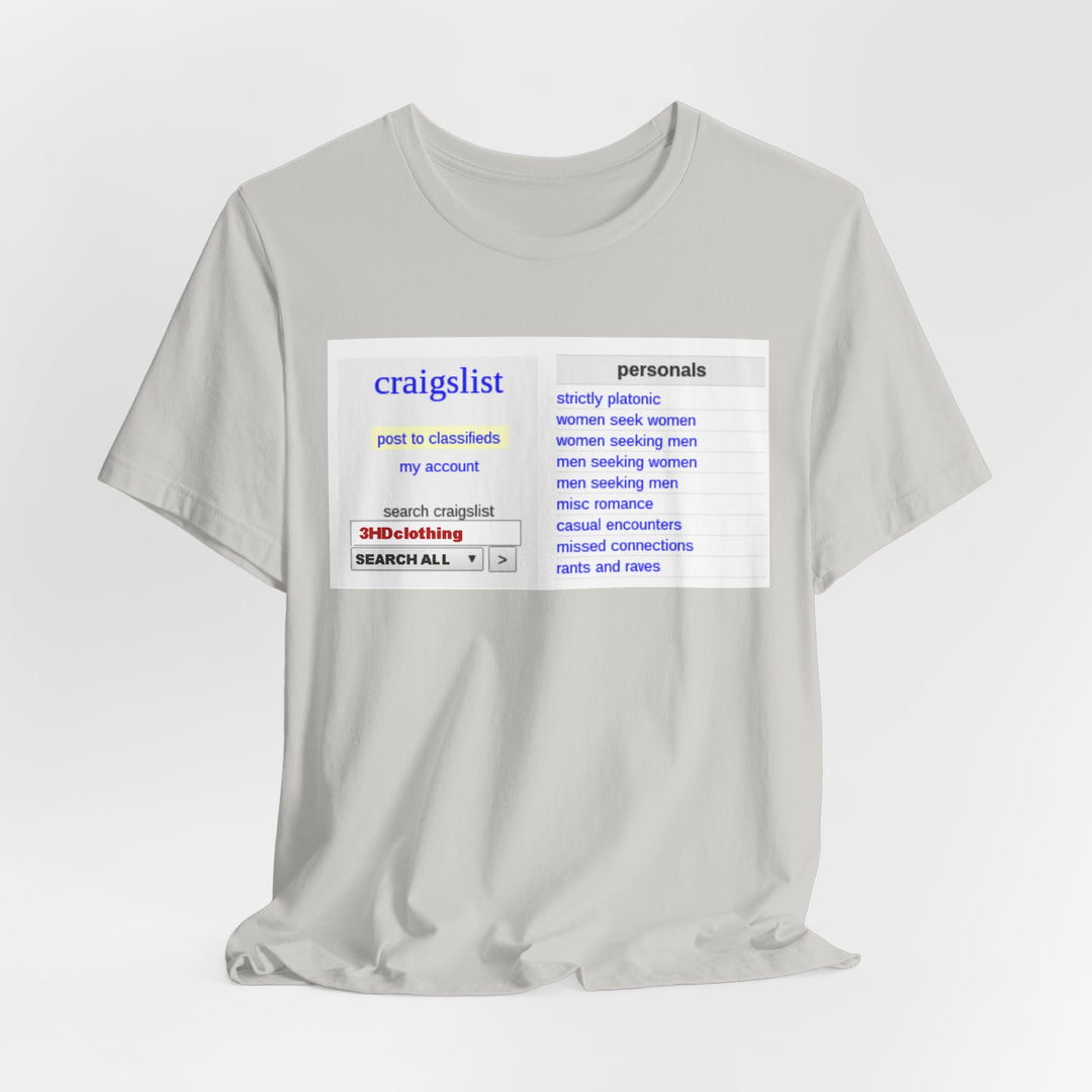 Craigs t shirt.             Unisex Jersey Short Sleeve Tee