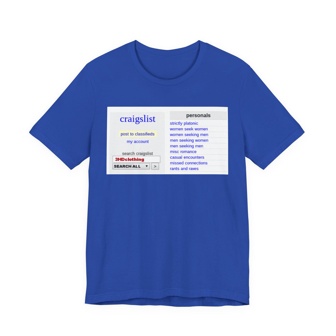 Craigs t shirt.             Unisex Jersey Short Sleeve Tee
