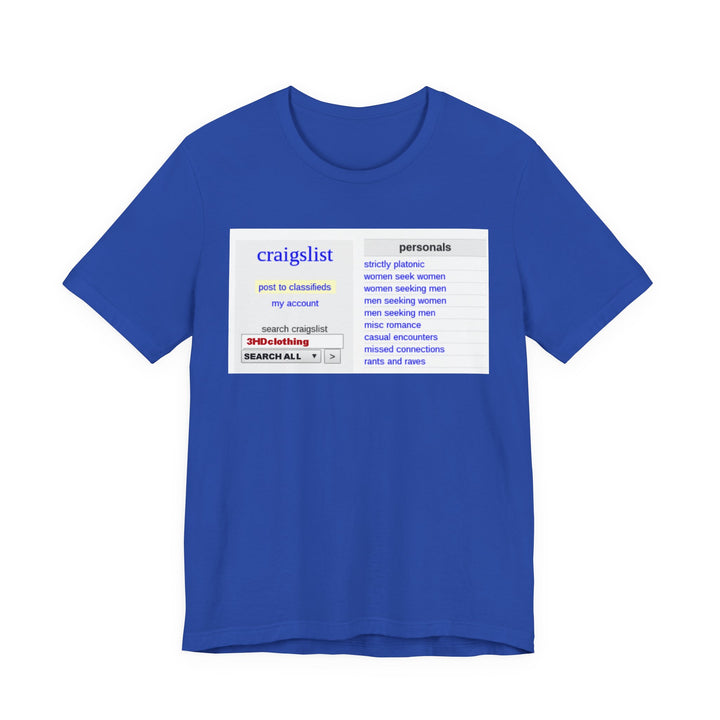 Craigs t shirt.             Unisex Jersey Short Sleeve Tee