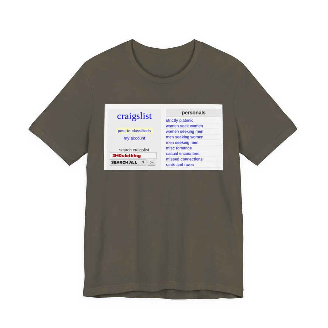 Craigs t shirt.             Unisex Jersey Short Sleeve Tee