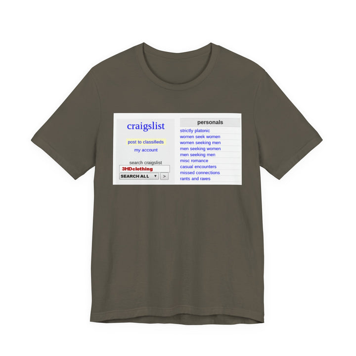 Craigs t shirt.             Unisex Jersey Short Sleeve Tee