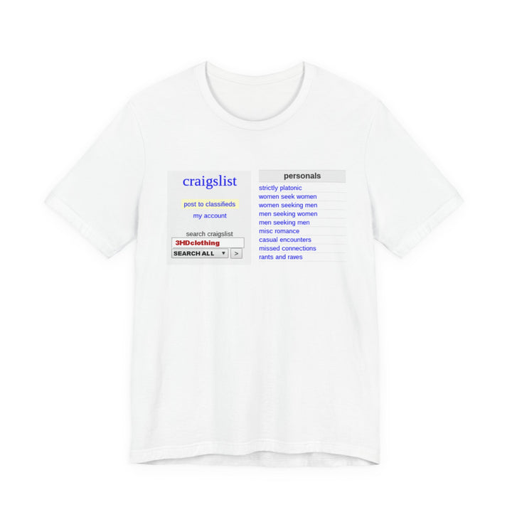 Craigs t shirt.             Unisex Jersey Short Sleeve Tee