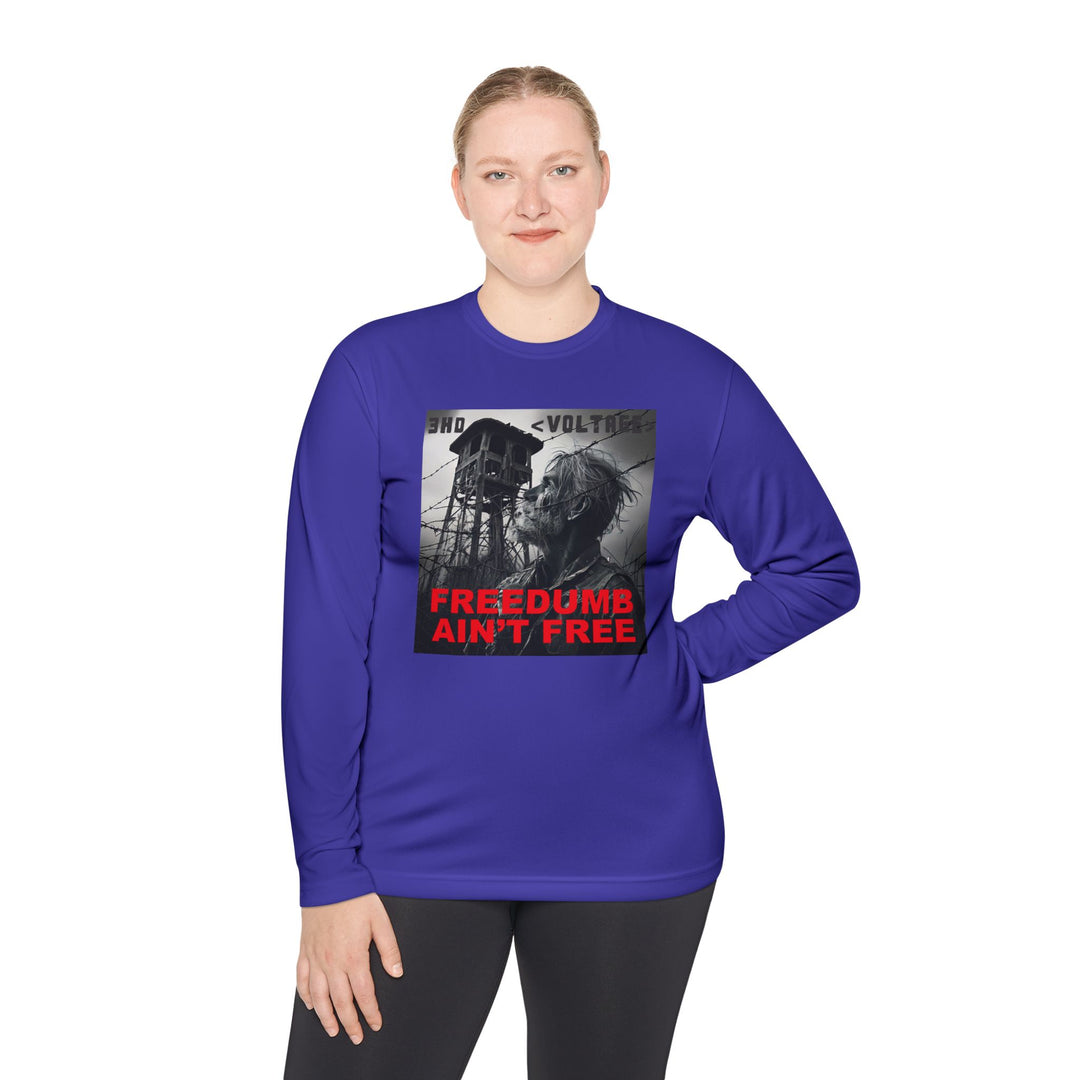 FREE DUMB Unisex Lightweight Long Sleeve Tee