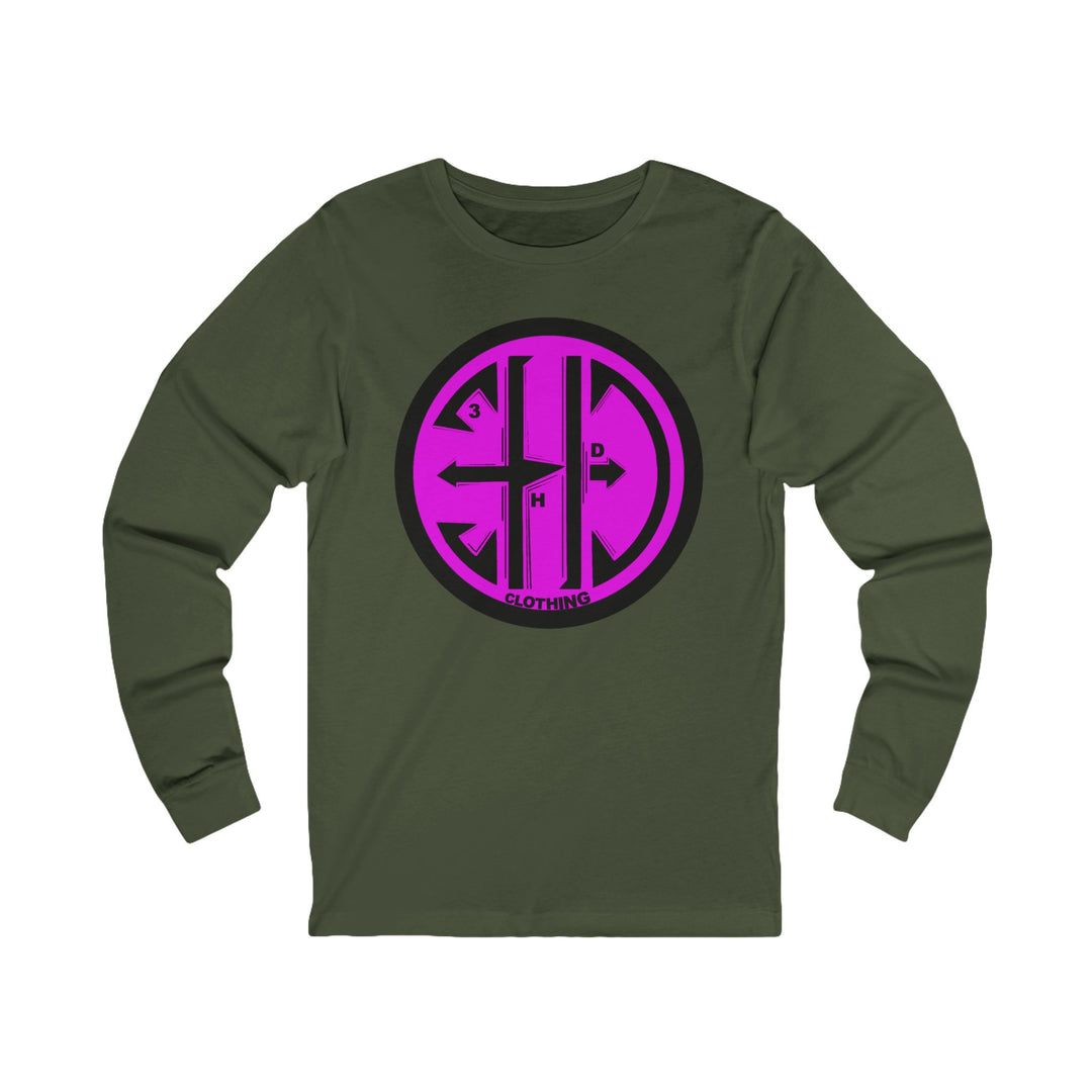 TRIB LOGO 3HD Unisex Jersey Long Sleeve Tee