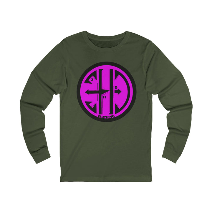 TRIB LOGO 3HD Unisex Jersey Long Sleeve Tee