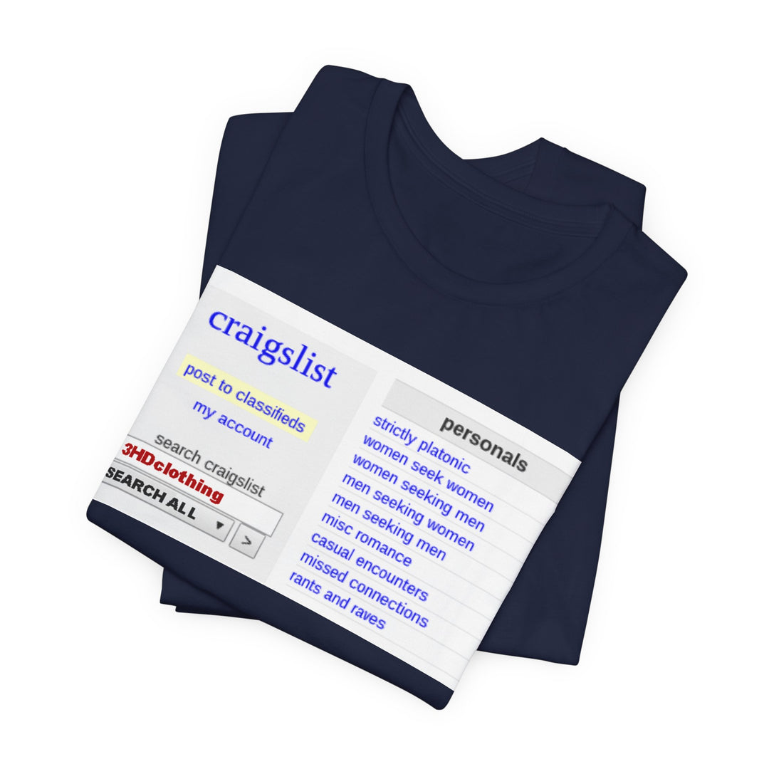 Craigs t shirt.             Unisex Jersey Short Sleeve Tee