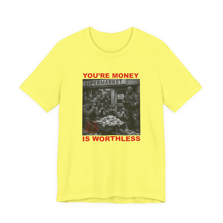 NWO Bad Money          Unisex Jersey Short Sleeve Tee