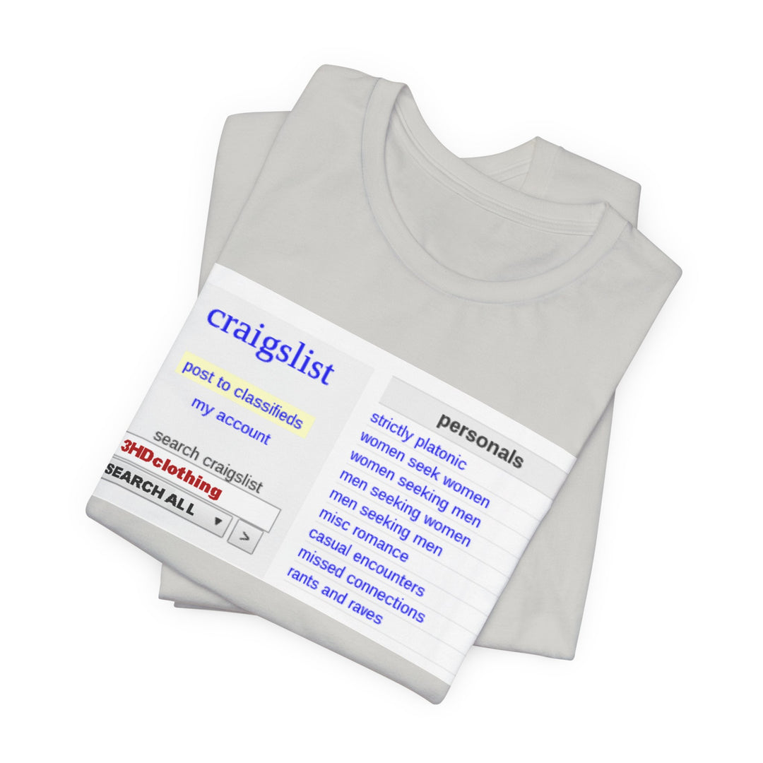 Craigs t shirt.             Unisex Jersey Short Sleeve Tee