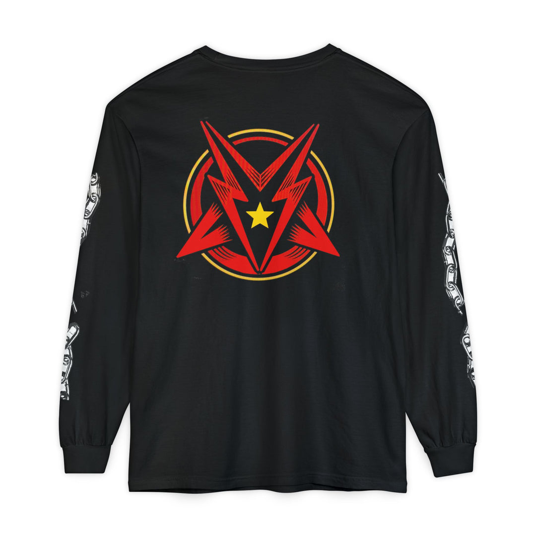 FREE DUMB T.         Unisex Garment-dyed Long Sleeve T-Shirt