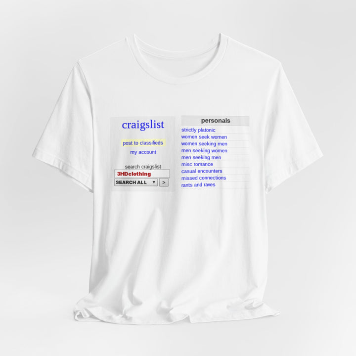 Craigs t shirt.             Unisex Jersey Short Sleeve Tee