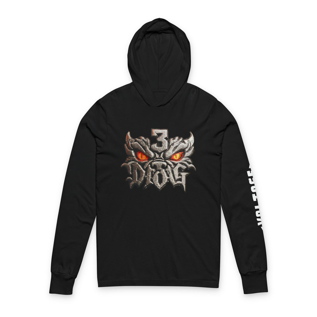 3 DAWG T Unisex Hooded Long Sleeve Tee