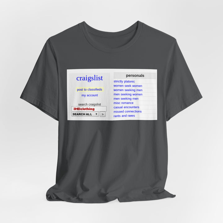Craigs t shirt.             Unisex Jersey Short Sleeve Tee