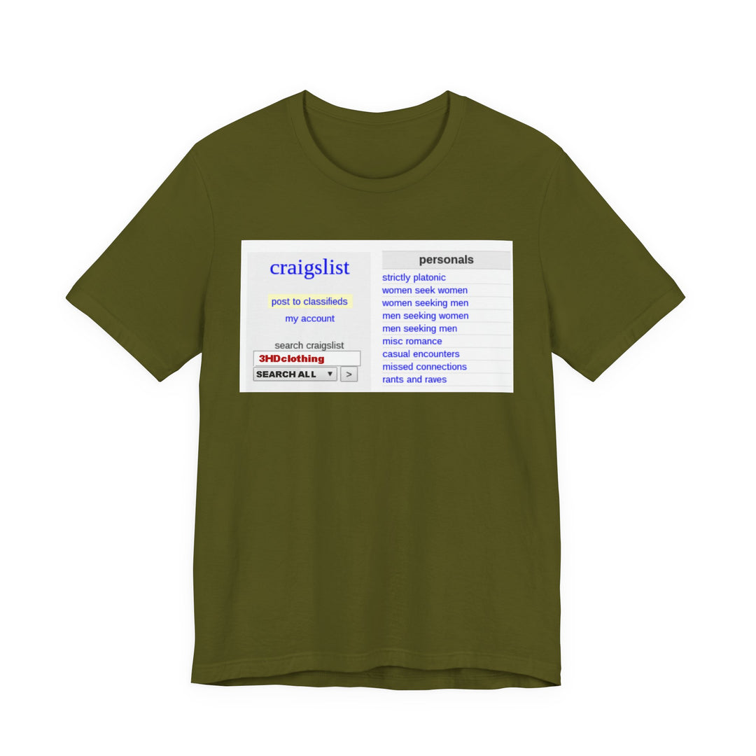 Craigs t shirt.             Unisex Jersey Short Sleeve Tee