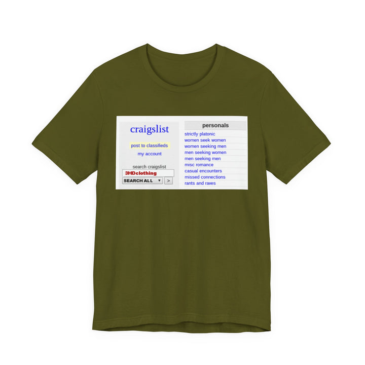 Craigs t shirt.             Unisex Jersey Short Sleeve Tee