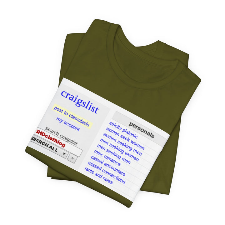 Craigs t shirt.             Unisex Jersey Short Sleeve Tee