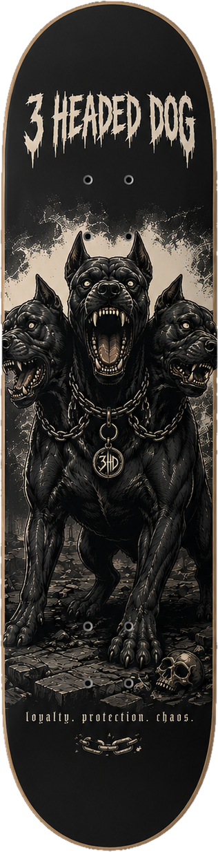 3 Headed Dog deck top