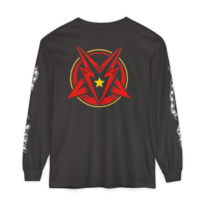 FREE DUMB T.         Unisex Garment-dyed Long Sleeve T-Shirt