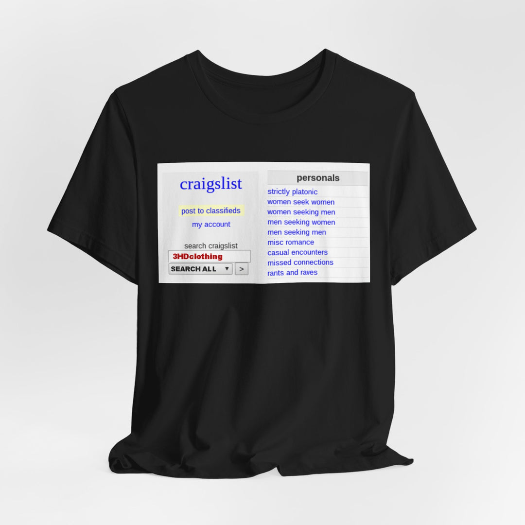 Craigs t shirt.             Unisex Jersey Short Sleeve Tee