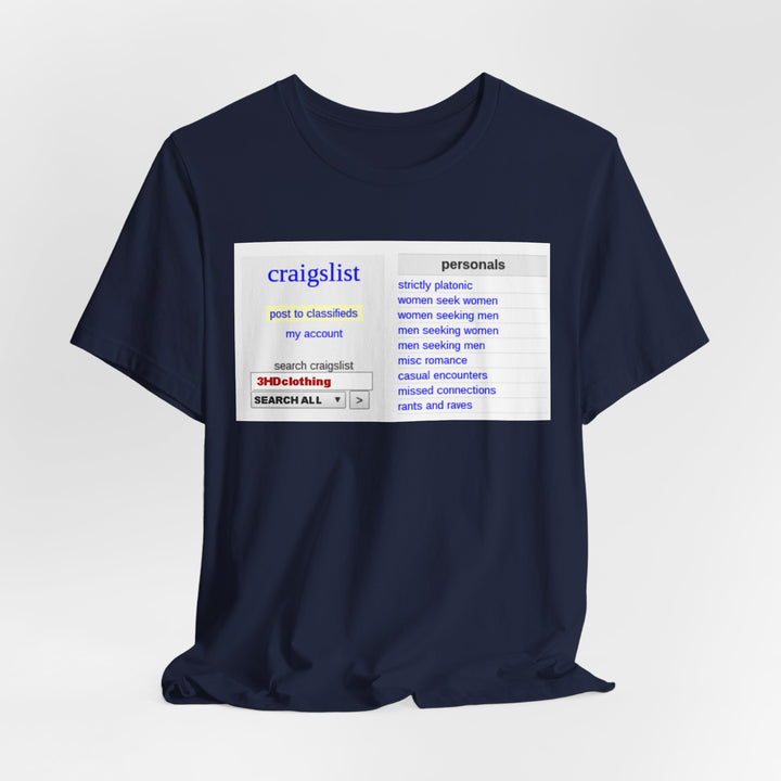 Craigs t shirt.             Unisex Jersey Short Sleeve Tee