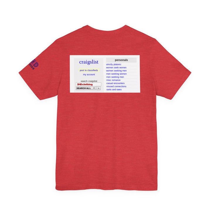 Craigs T     Unisex Jersey Short Sleeve Tee