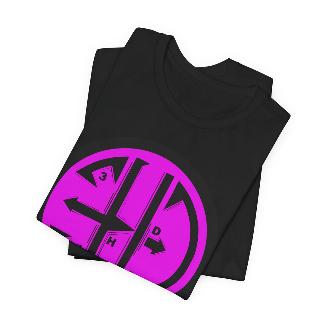 TRIB LOGO 3HD Unisex Jersey Short Sleeve Tee