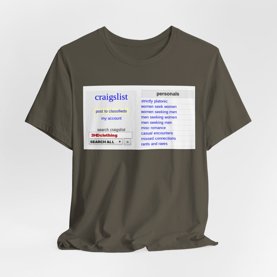Craigs t shirt.             Unisex Jersey Short Sleeve Tee