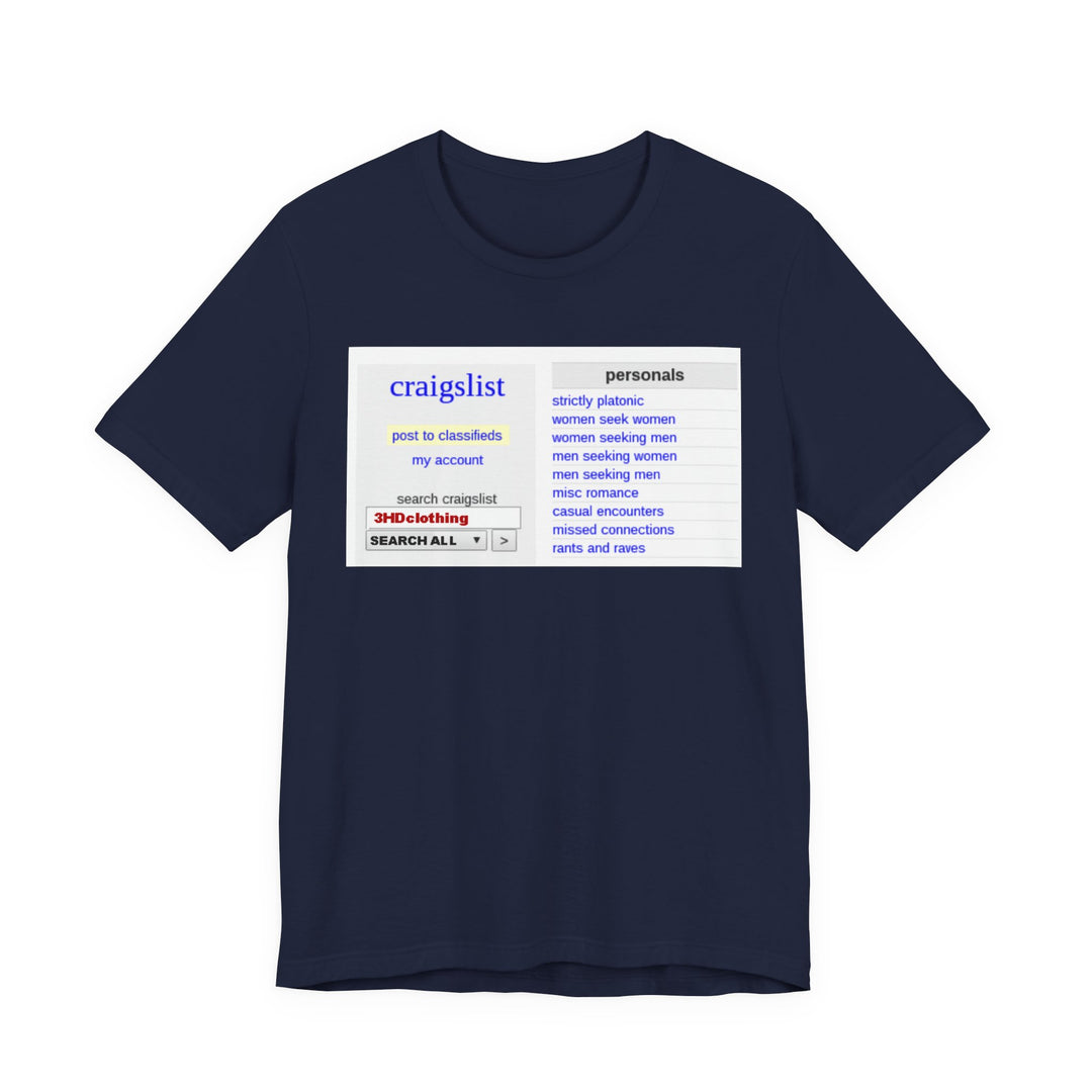 Craigs t shirt.             Unisex Jersey Short Sleeve Tee