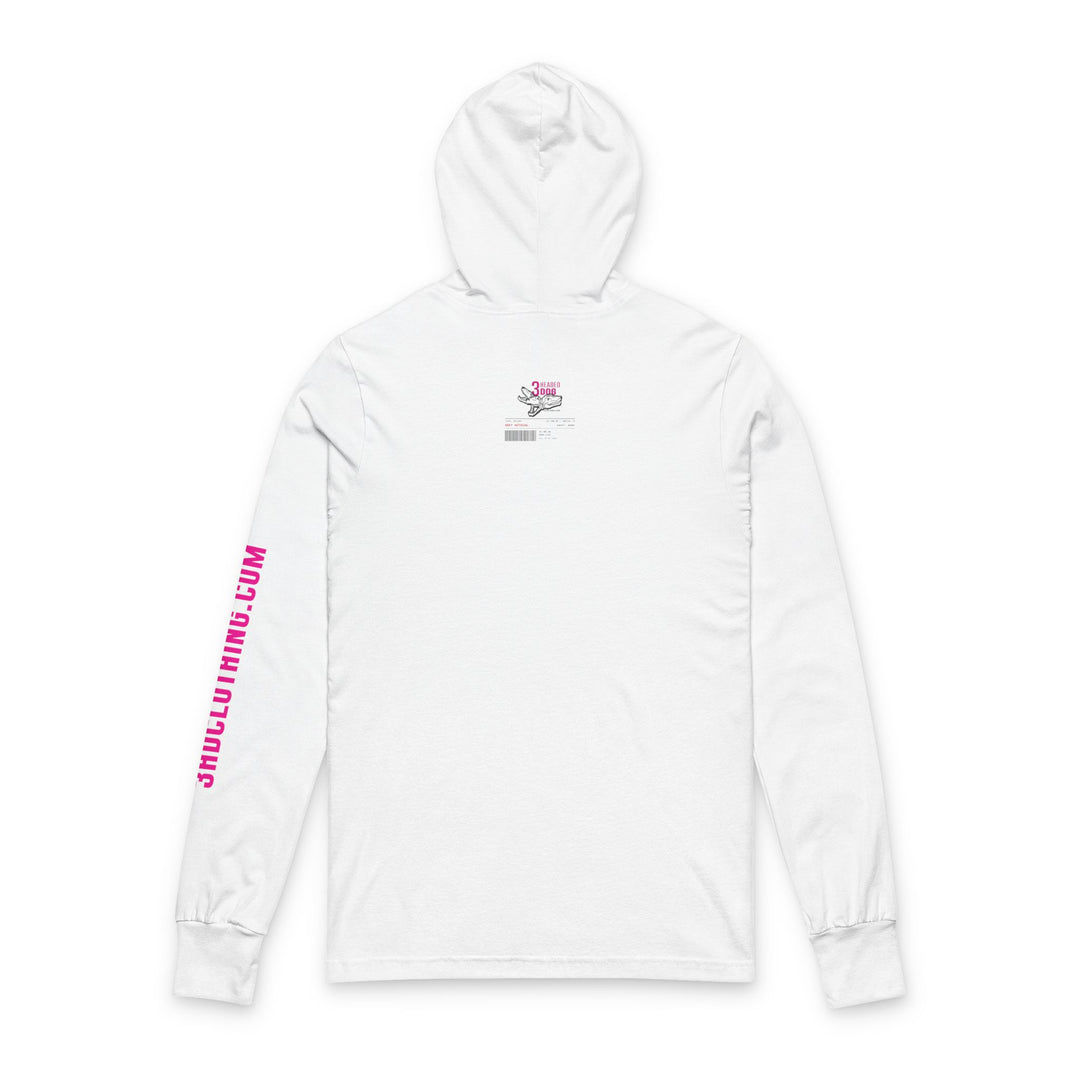 3 Dog Alien   Unisex Hooded Long Sleeve Tee