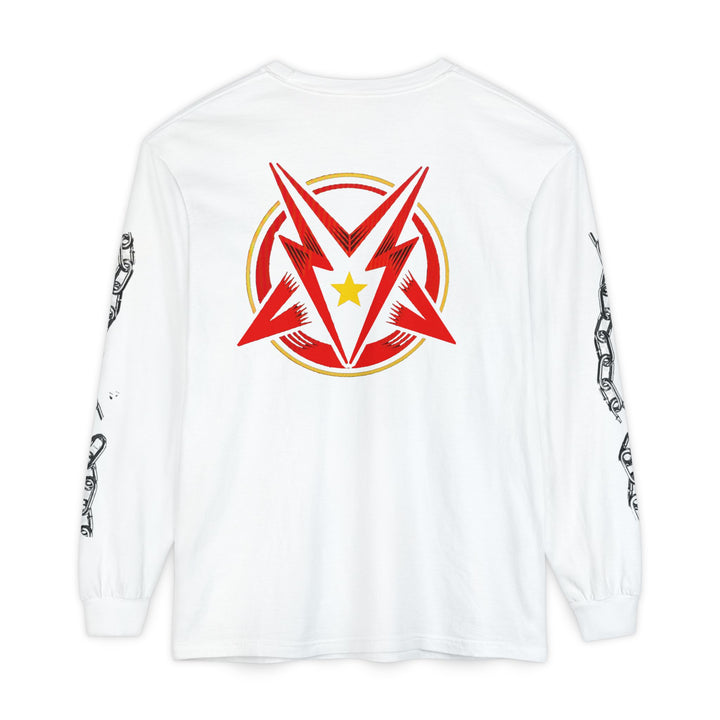 FREE DUMB T.         Unisex Garment-dyed Long Sleeve T-Shirt