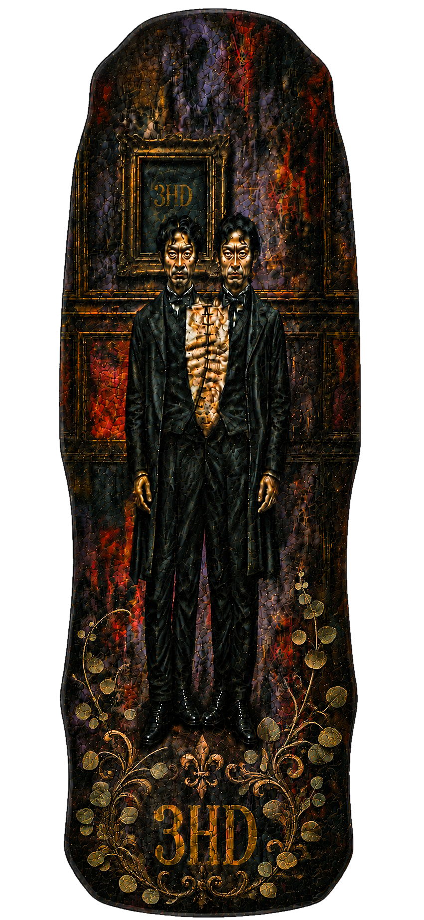 Siamese Twins skate deck