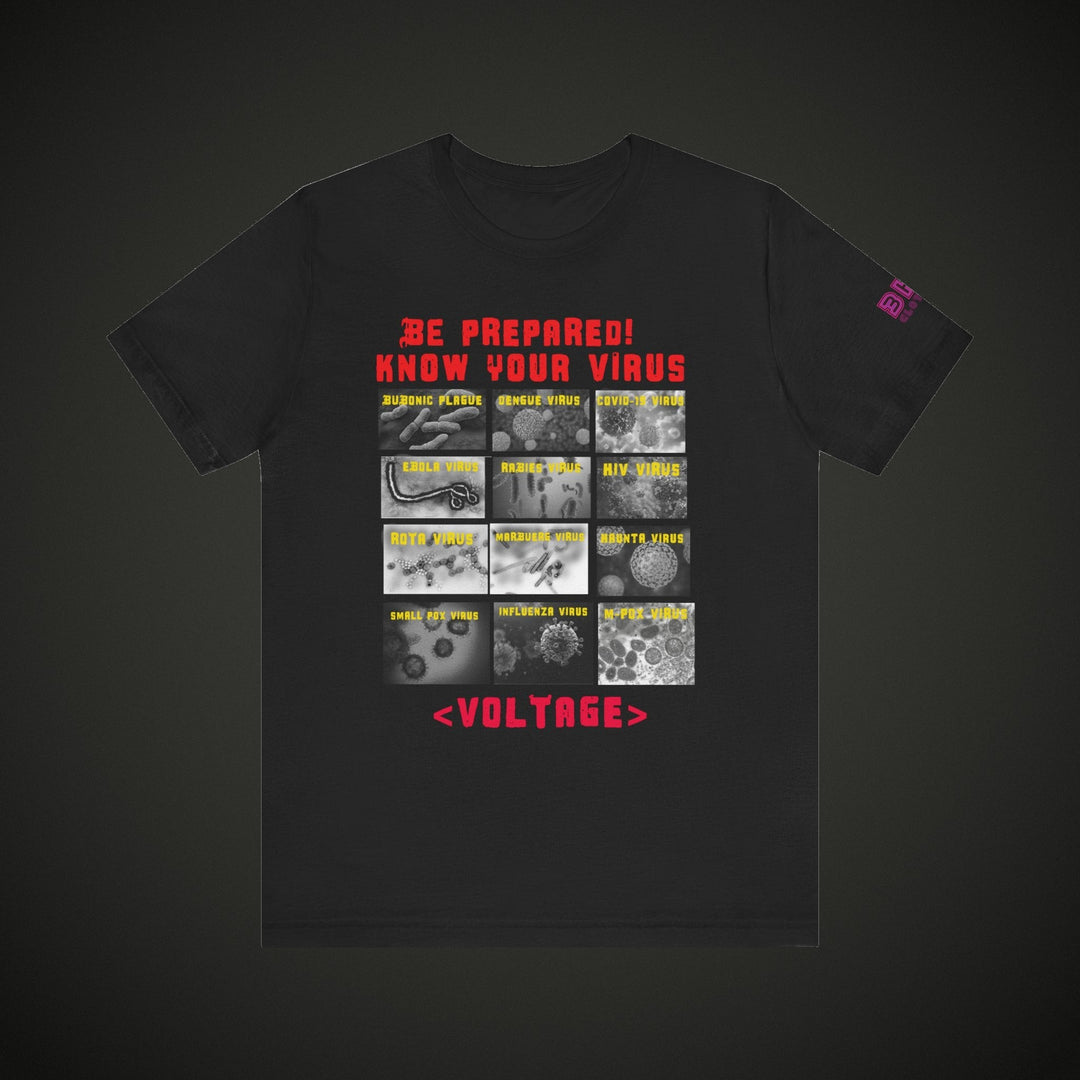 Virus T t-shirt on dark asphalt